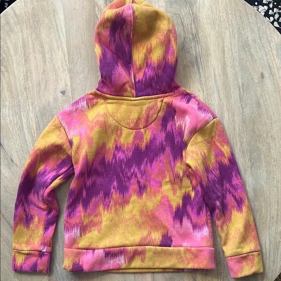 Nike Kids Tie-Dye Hoodie - Pink and Yellow - Picture 3 of 3